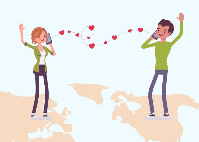 What is a long-distance relationship